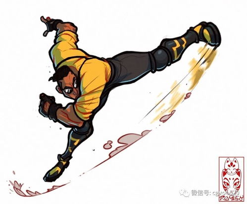 动感笔触 插画师Dane Romley笔下运动中的角色与动漫设计美学